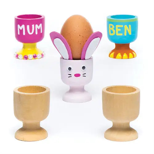 Wooden Egg Cups (Pack of 6)