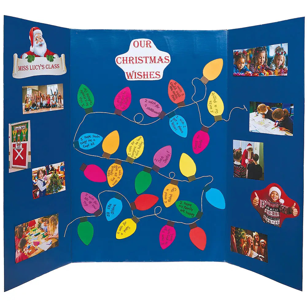 Large Coloured Presentation Boards (4 Pack)