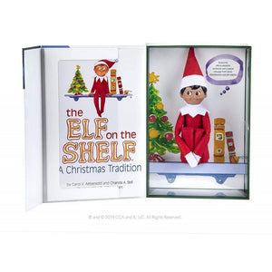 The Elf on the Shelf Scout Elf Dark Boy Brown Eyes