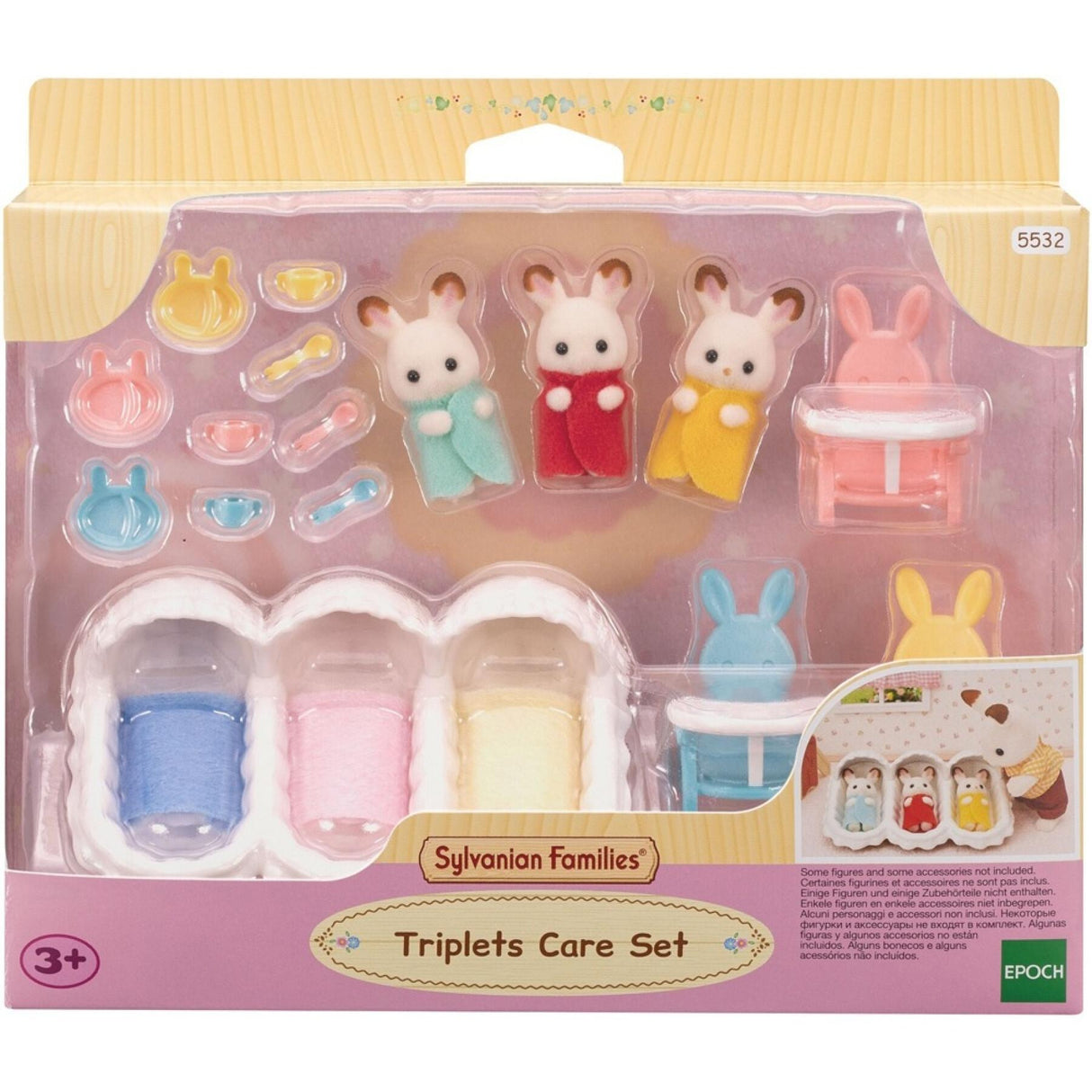 Sylvanian Families Triplets Care Set | Art & Hobby