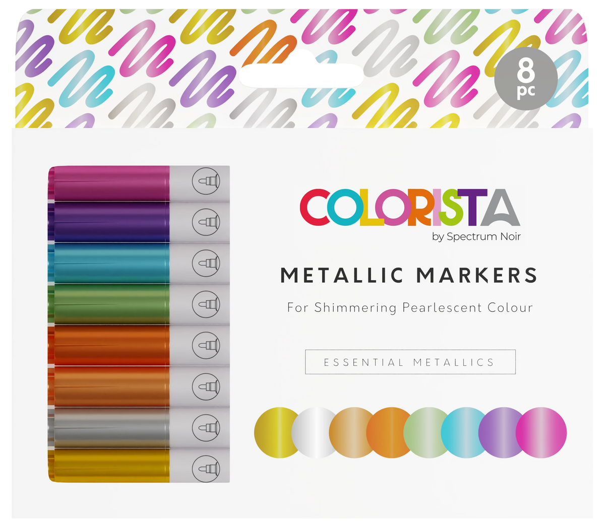 Colorista - Metallic Marker - Essential Metallics 8pc