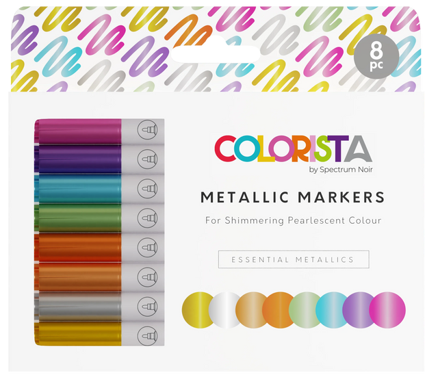 Colorista - Metallic Marker - Essential Metallics 8pc