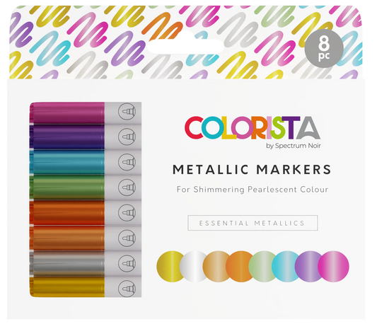 Colorista - Metallic Marker - Essential Metallics 8pc