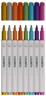 Colorista - Metallic Marker - Essential Metallics 8pc