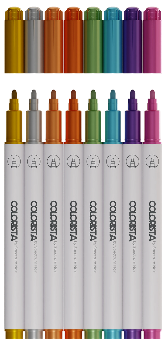 Colorista - Metallic Marker - Essential Metallics 8pc