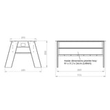 EXIT Aksent Planter Table - Large