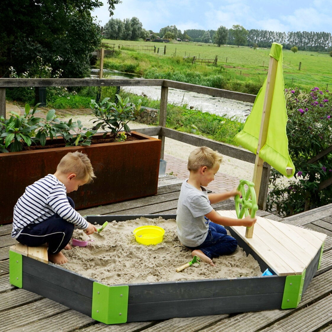 EXIT Aksent Boat Sandpit - 190x90cm (FSC 100%)