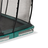Exit Classic Ground Trampoline 214X366Cm Green