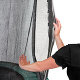 Exit Allure Classic Ground Round Trampoline with Safety Net - Ø 14Ft (Green)