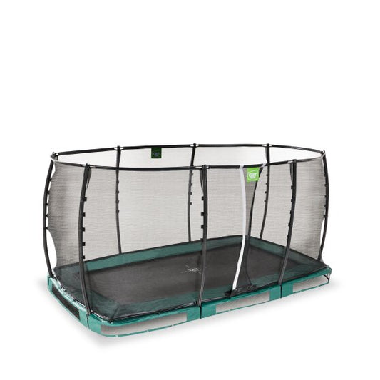 Exit Premium Ground Trampoline 244X427Cm Green