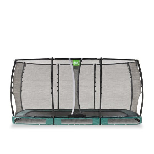 Exit Premium Ground Trampoline 244X427Cm Green