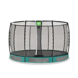 Exit Allure Premium Ground Round Trampoline - 12 Ft (Green)