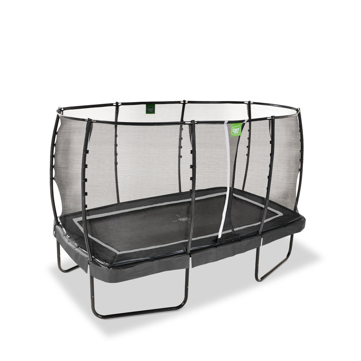 Exit Allure Premium Rectangular Trampoline - 7 x 12 Ft (Black)
