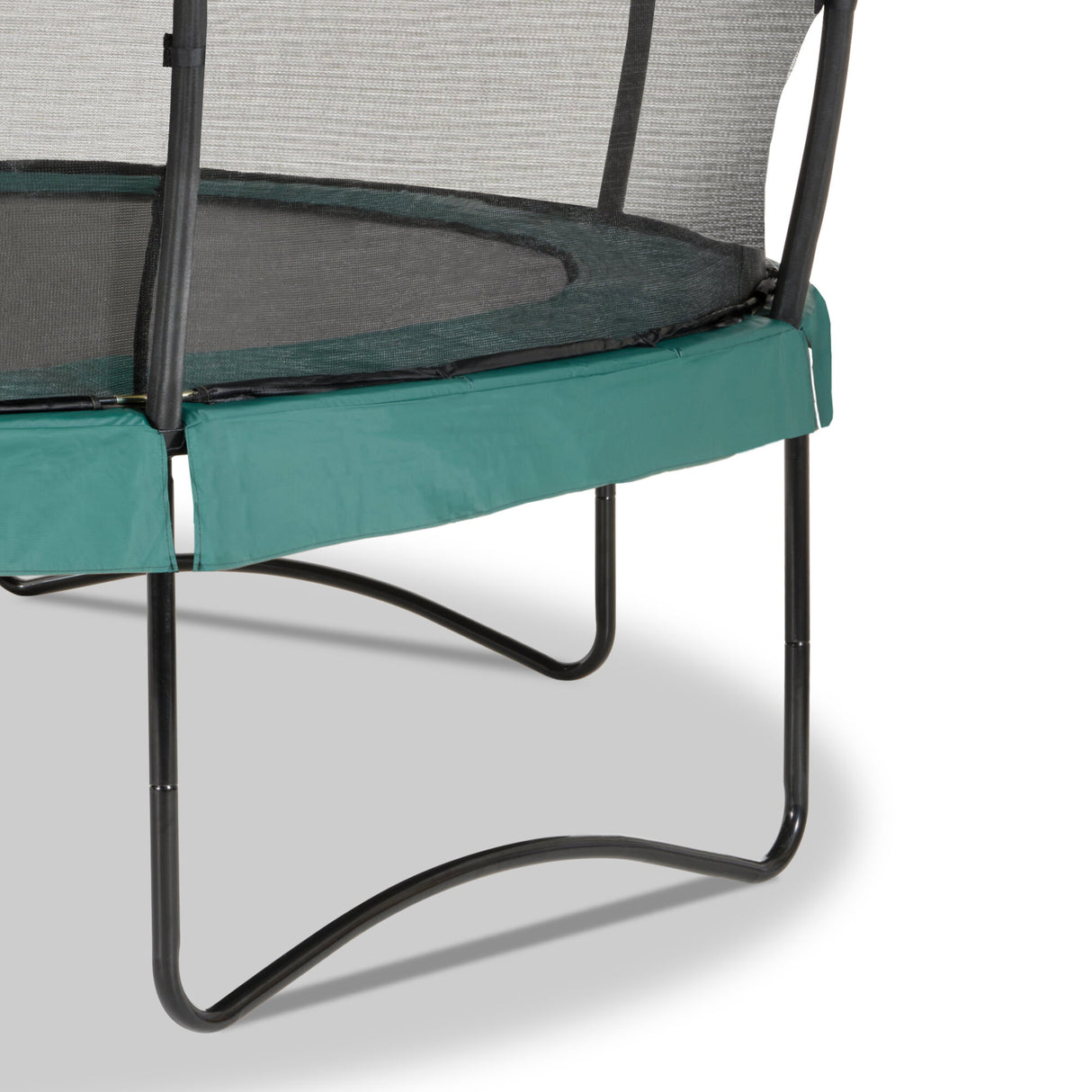 Exit Allure Premium Round Trampoline and Safety Net - Ø 14 Ft (Green)