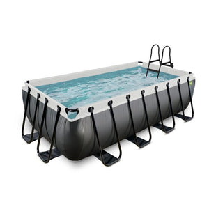 Exit Leather Pool 400X200X100Cm With Sand Filter Pump