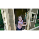 EXIT Crooky 700 Wooden Playhouse - Grey Beige
