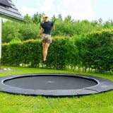 Dynamic Groundlevel Round Trampoline