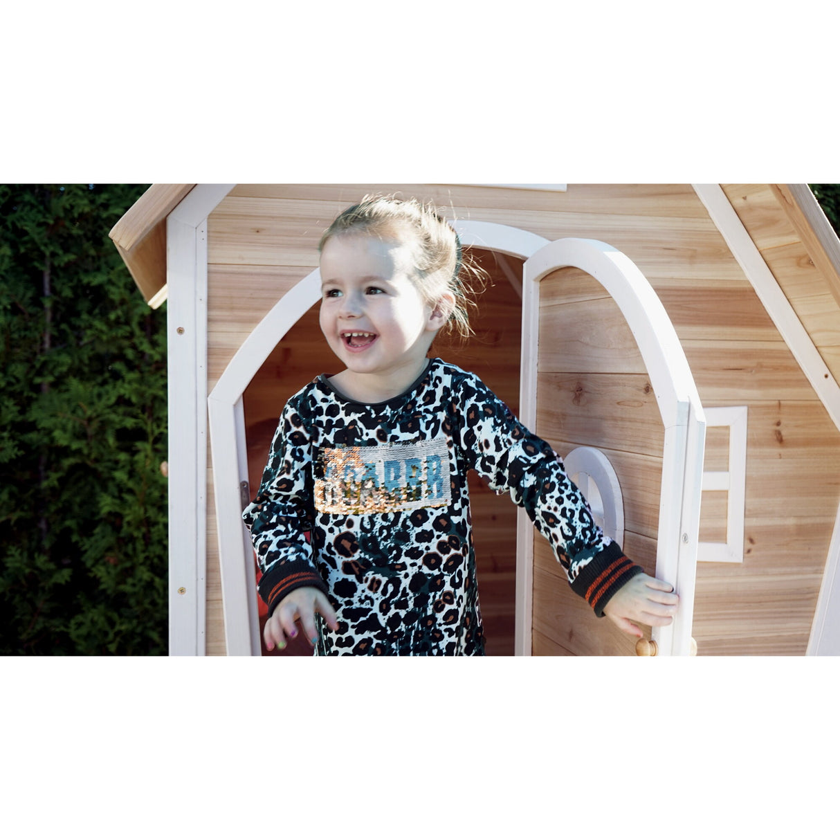 EXIT Fantasia 100 Wooden Playhouse - Natural