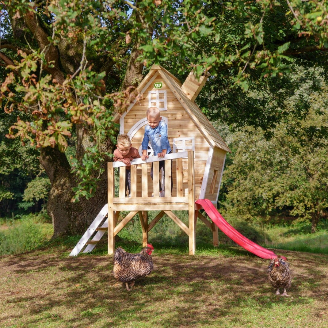 EXIT Fantasia 300 Wooden Playhouse - Natural