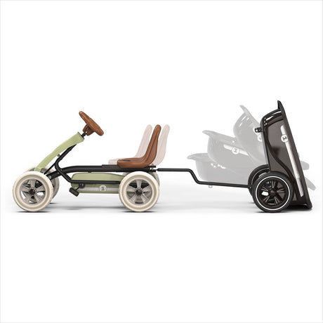 EXIT Foxy Pedal Go-Kart with Trailer -  Retro Green