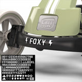 EXIT Foxy Pedal Go-Kart with Trailer -  Retro Green