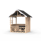 EXIT Hika Wooden Playhouse with Roleplay Wheel