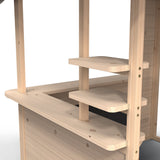 EXIT Hika Wooden Playhouse with Roleplay Wheel