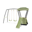 EXIT Ivy Outdoor Playset With Slide and Swing Set