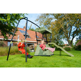EXIT Ivy Outdoor Playset With Slide and Swing Set