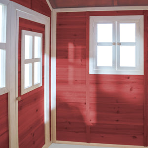 EXIT Loft 100 Wooden Playhouse - Red