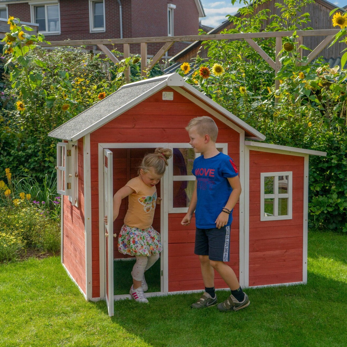 EXIT Loft 150 Wooden Playhouse - Red