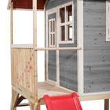EXIT Loft 300 Grey Wooden Playhouse - Grey