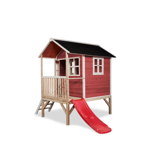 EXIT Loft 300 Red Wooden Playhouse - Red