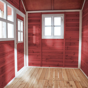 EXIT Loft 350 Wooden Playhouse - Red