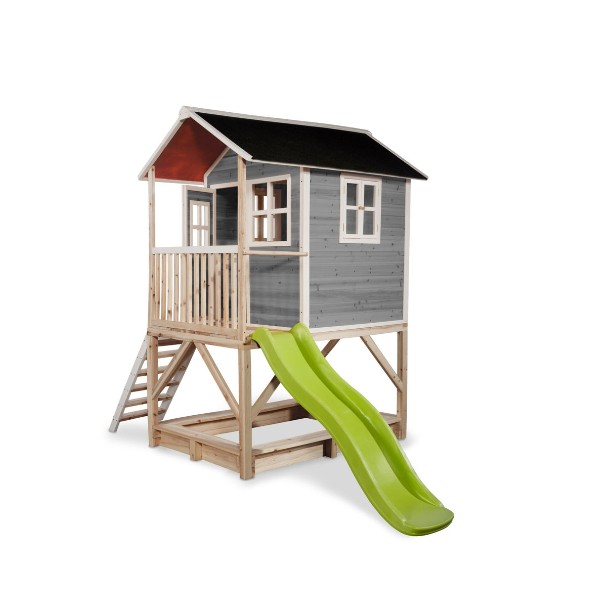 EXIT Loft 500 Wooden Playhouse - Grey