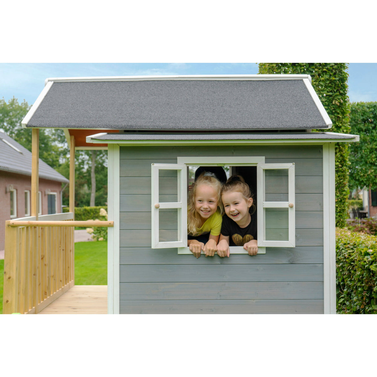 EXIT Loft 550 Wooden Playhouse - Grey