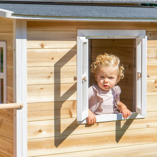 EXIT Loft 550 Wooden Playhouse - Natural