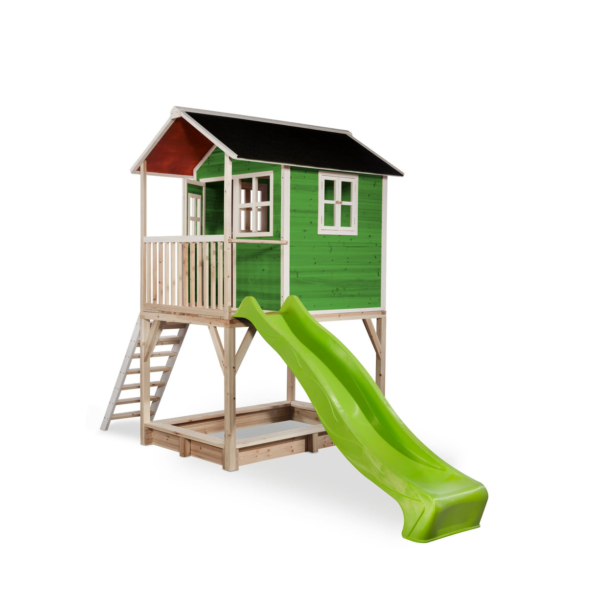 EXIT Loft 700 Wooden Playhouse - Green