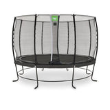 Exit Lotus Classic Round Trampoline with Safety Net - 14 Ft (Black)