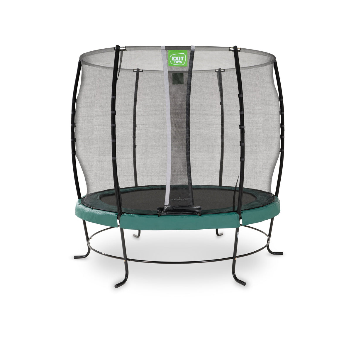 Exit Lotus Classic Round Trampoline and Safety Net - 8 Ft (Green)