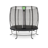 Exit Lotus Classic Round Trampoline and Safety Net - 8 Ft (Black)
