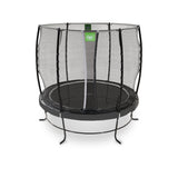 Exit Lotus Classic Round Trampoline and Safety Net - 8 Ft (Black)