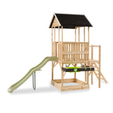 EXIT Panorama 550 Wooden Playhouse With Slide & Mud Kitchen