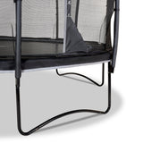 EXIT PeakPro Round Trampoline with Safety Net - 12 Ft (Black)