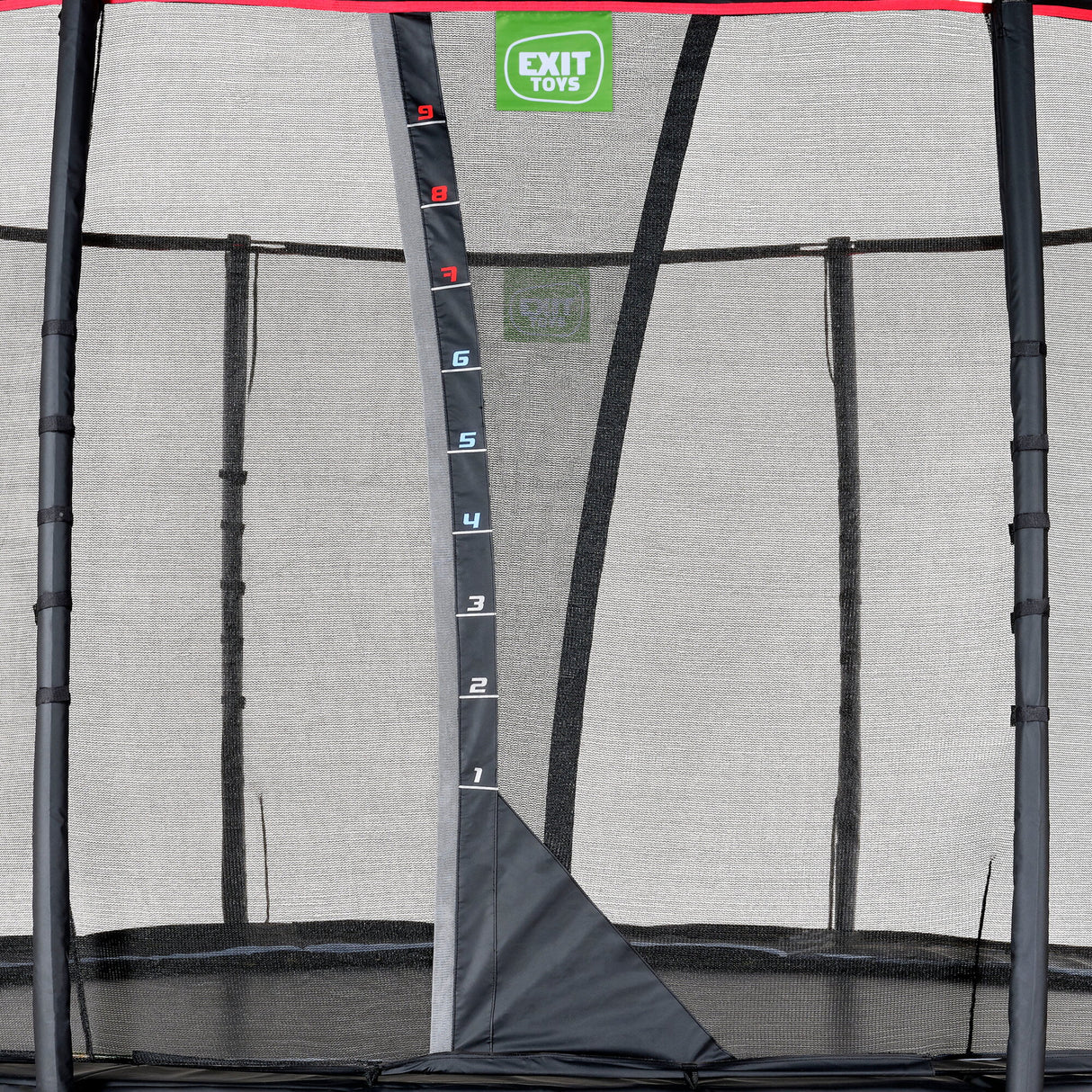 EXIT PeakPro Round Trampoline with Safety Net - 12 Ft (Black)