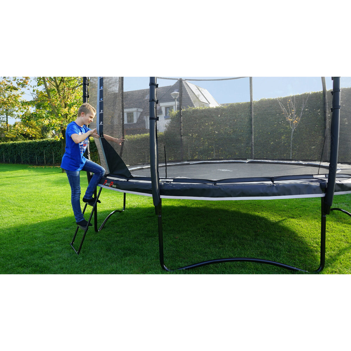 EXIT PeakPro Round Trampoline - 14Ft (Black)