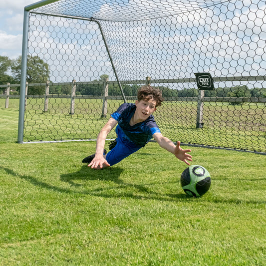 EXIT Scala Aluminium Soccer Football Goal 220x120cm