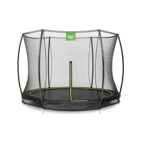 EXIT Silhouette Ground Trampoline + Safetynet 244cm (8ft)
