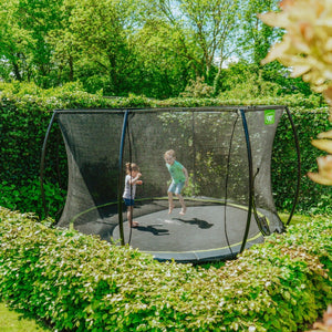 EXIT Silhouette Ground Trampoline + Safetynet 366cm (12ft)