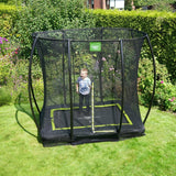 Ground Silhouette Trampoline with Net 